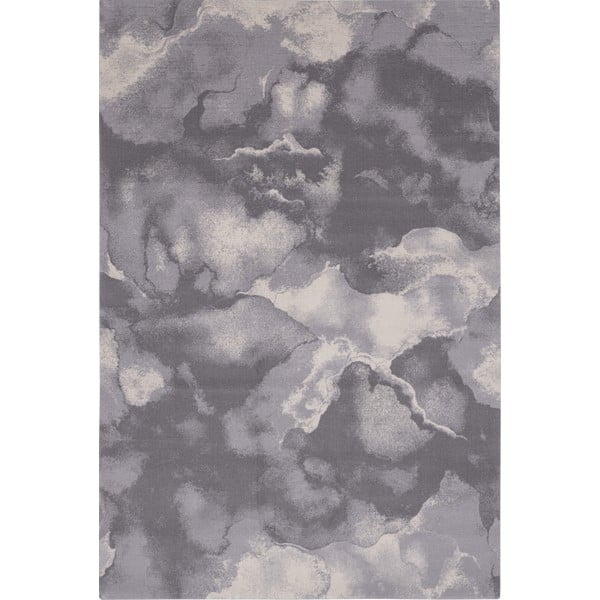 Pelēks vilnas paklājs 133x180 cm Cirrus – Agnella