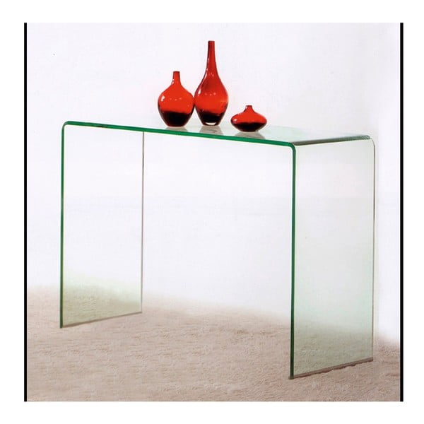 Evergreen House Vienkāršs stikla konsoles galds-image-1