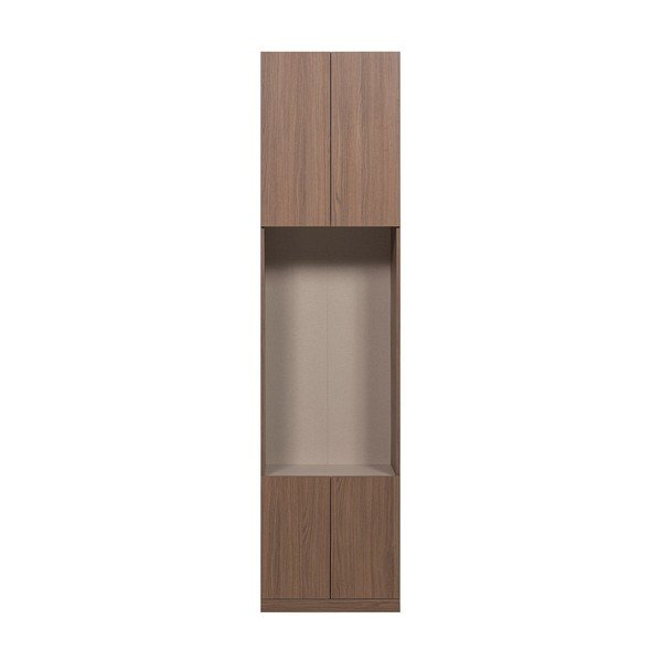 Tumša dabīga toņa modulārais skapis 54x215 cm Build – WOOOD