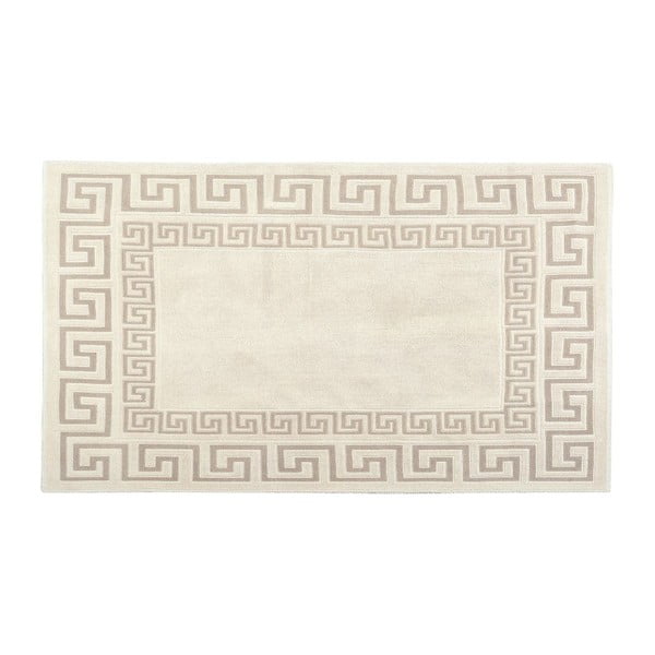 Krēmkrāsas kokvilnas paklājs Kanoi 120 x 180 cm