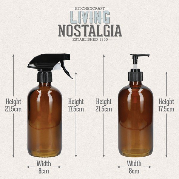2 pudeles tīrīšanas līdzekļiem Kitchen Craft Living Nostalgia-image-1