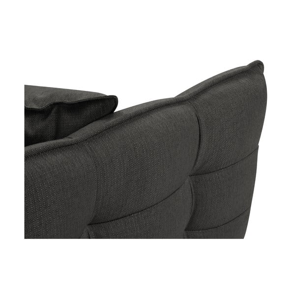 Tumši pelēks izlaižamais dīvāns Mazzini Sofas Canna-image-1
