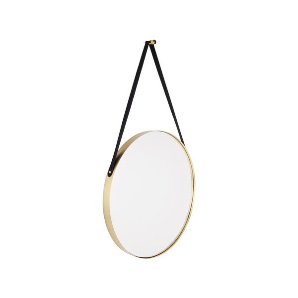 Sienas spogulis ar zelta krāsas rāmi PT LIVING Balanced, ø 47 cm-image-2