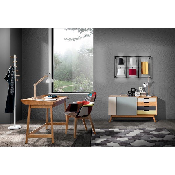 Darba galds ar ozolkoka imitāciju 60x113 cm Henry – Tomasucci-image-1
