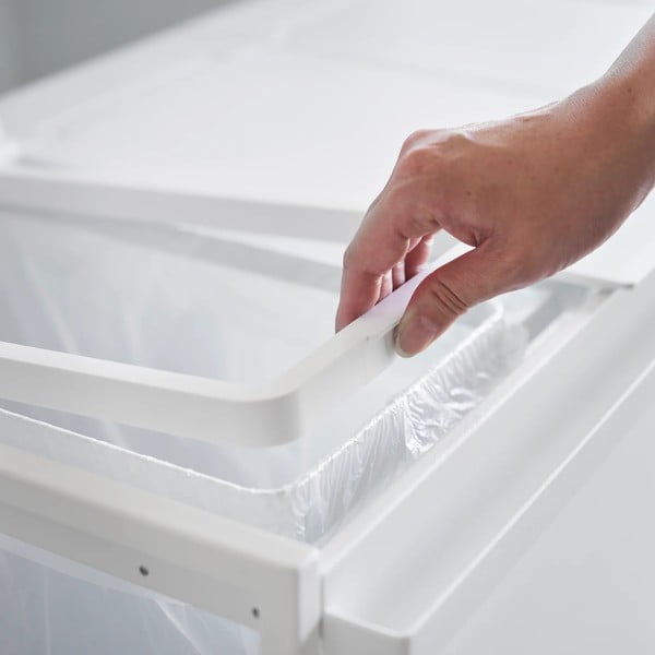 Balta atkritumu šķirošanas metāla atkritumu tvertne Tower – YAMAZAKI-image-4