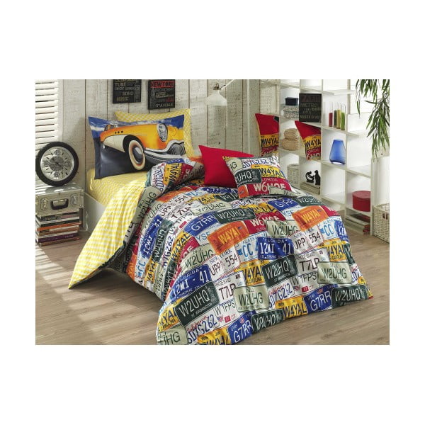 Gultas veļa ar gultas pārklāju vienvietīgai gultai Classica, 200 x 220 cm
