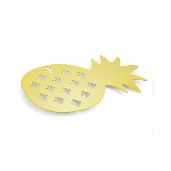 Dzeltena metāla podiņa paklājs Villa d'Este Pineapple