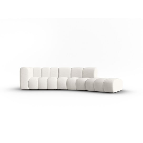 Balts stūra dīvāns (ar labo stūri) Lupine – Micadoni Home