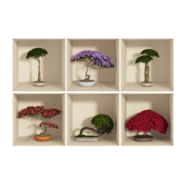 6 uzlīmju komplekts ar 3D efektu Ambiance Home-image-2