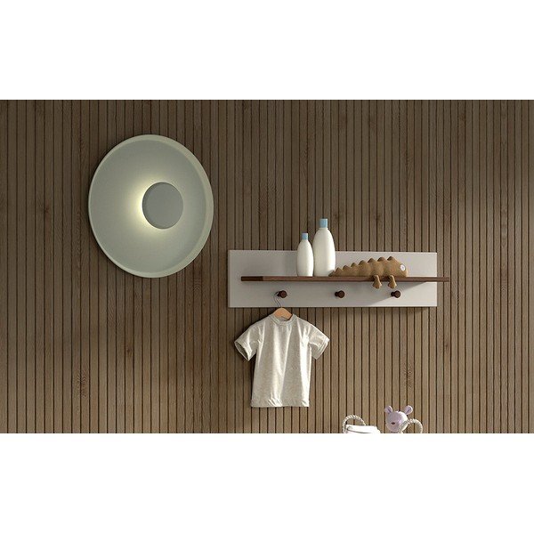 Bēšs sienas bērnu drēbju pakaramais 80x18 cm Sezane – Vipack-image-1