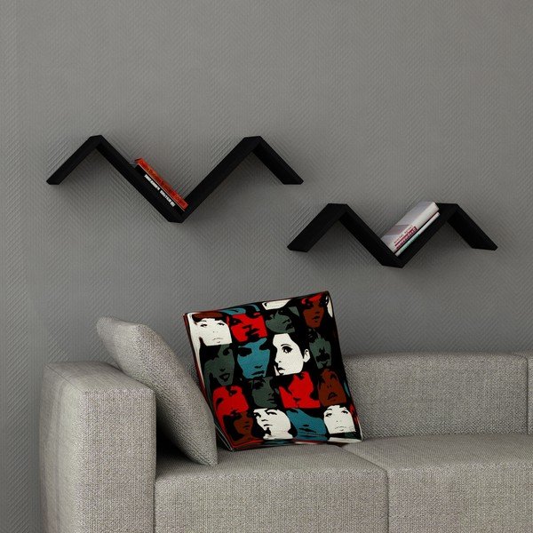 2 plauktu komplekts Marti, melns-image-1