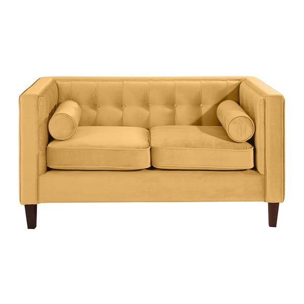 Dzeltens dīvāns Max Winzer Jeronimo, 154 cm