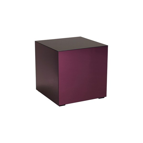 Stikla sānu galdiņš 45,5x45,5 cm Cube – Ellos Home