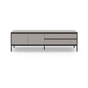 Pelēks/bēšs TV galdiņš 180x55 cm Lorenza – Marckeric