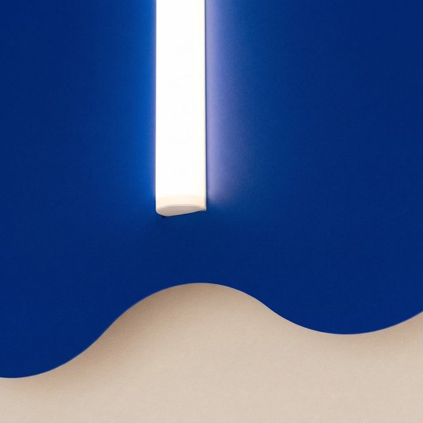 Tumši zila metāla sienas lampa KLOVER – Thoro-image-4