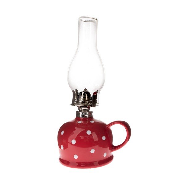 Keramikas petrolejas lampa (augstums 28 cm) – Dakls