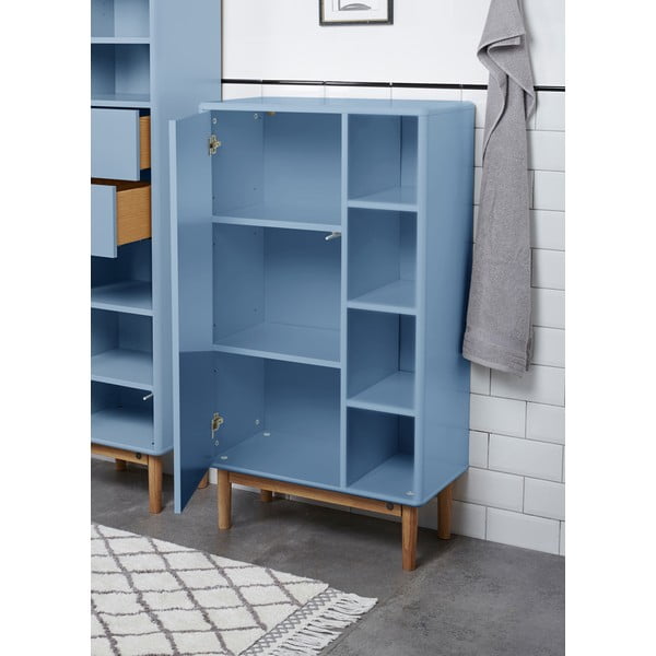 Gaiši zils augsts/piekarams vannas istabas skapis 66x100 cm Color Bath – Tom Tailor-image-3