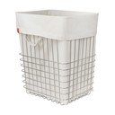 Sudraba krāsas metāla veļas grozs 64 l Store-It – Mette Ditmer Denmark