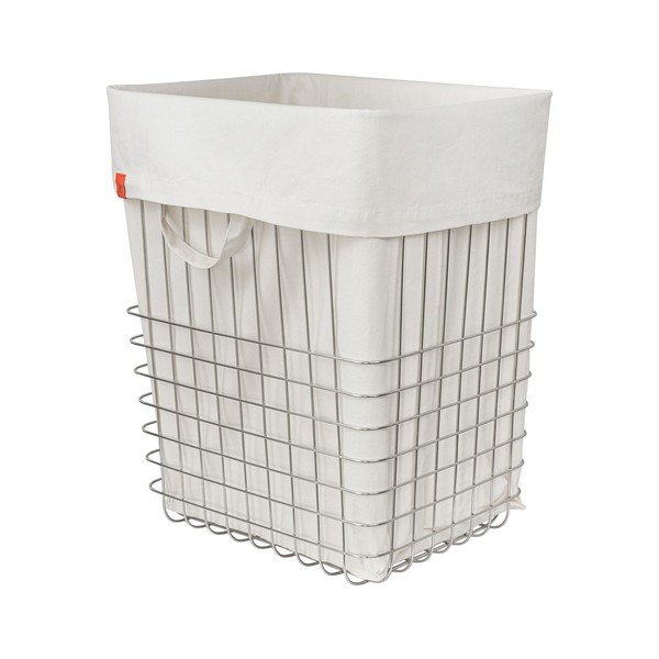 Sudraba krāsas metāla veļas grozs 64 l Store-It – Mette Ditmer Denmark