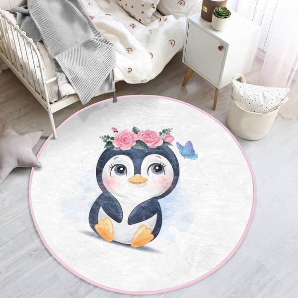 Balts bērnu paklājs ø 100 cm Comfort – Mila Home-image-4