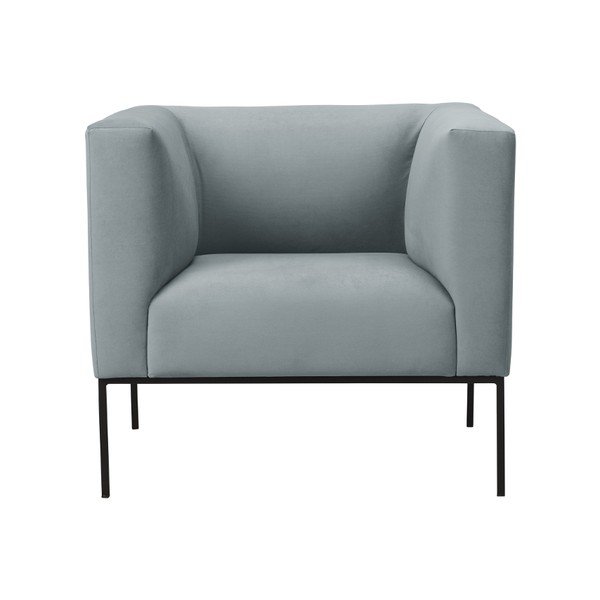 Gaiši pelēks atpūtas krēsls Windsor & Co Sofas Neptune
