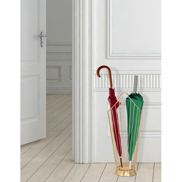 Lietussargu statīvs zelta krāsā Mauro Ferretti, augstums 60 cm-image-1