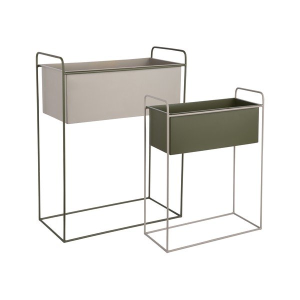 Metāla puķu podu statīvi (2 gab.) (augstums 65 cm) Reina – PT LIVING