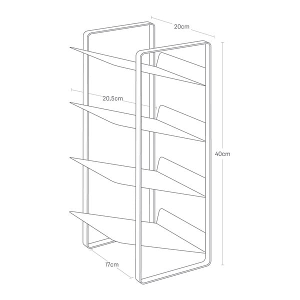 Pudeļu statīvs Tower – YAMAZAKI-image-4