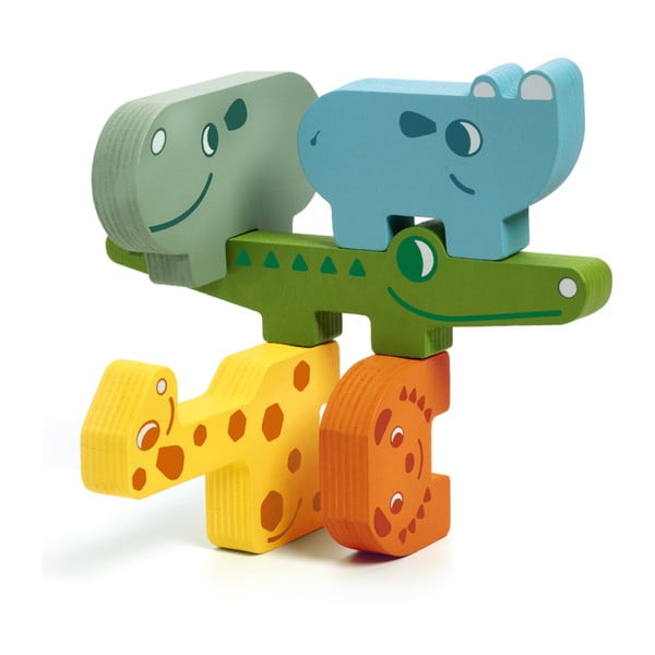 Bērnu koka puzle dzīvnieku formā Djeco Puzzle