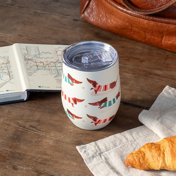 Ceļojumu krūze 350 ml Sausage Dog – Rex London-image-1