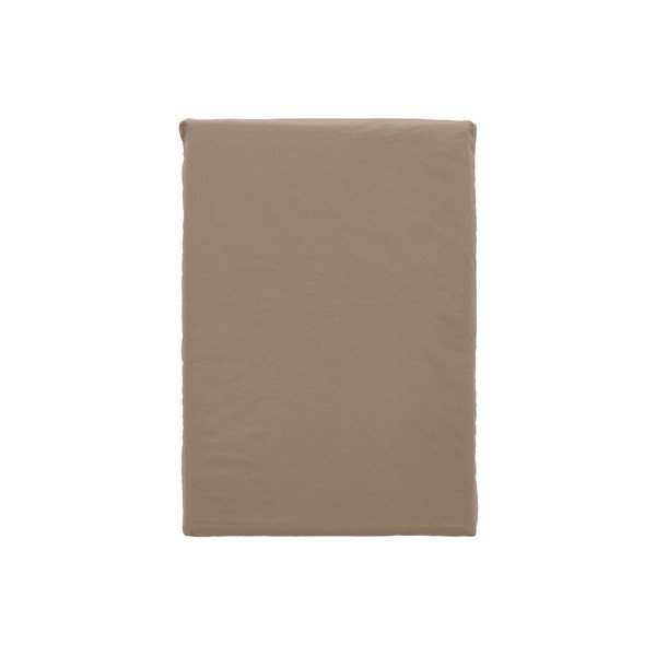Brūna vienguļamā gultas veļa no kokvilnas perkala 140x220 cm Crisp – Södahl-image-3