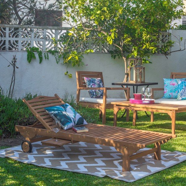 Koka dārza atpūtas krēsls Teka – LDK Garden-image-1