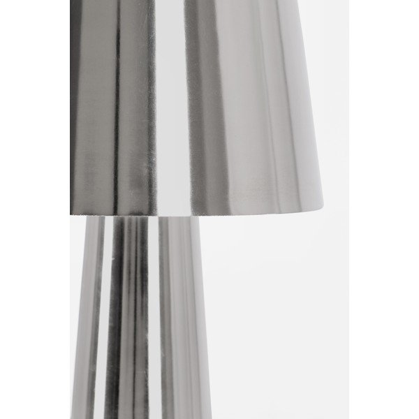 Sudraba krāsas metāla LED galda lampa ar metāla abažūru (augstums 51 cm) Turner – Bizzotto-image-2