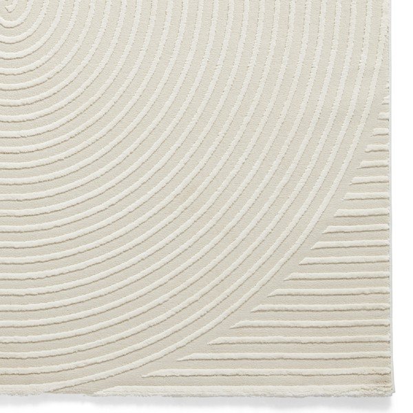 Krēmkrāsas mazgājams paklājs no pārstrādātas šķiedras 160x230 cm Flores – Think Rugs-image-4