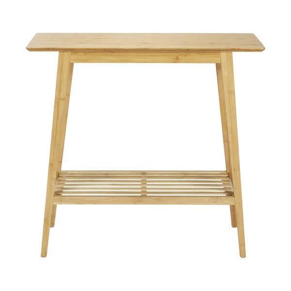 Dabīga toņa bambusa konsoles galds 30x80 cm Kona – Wenko-image-2