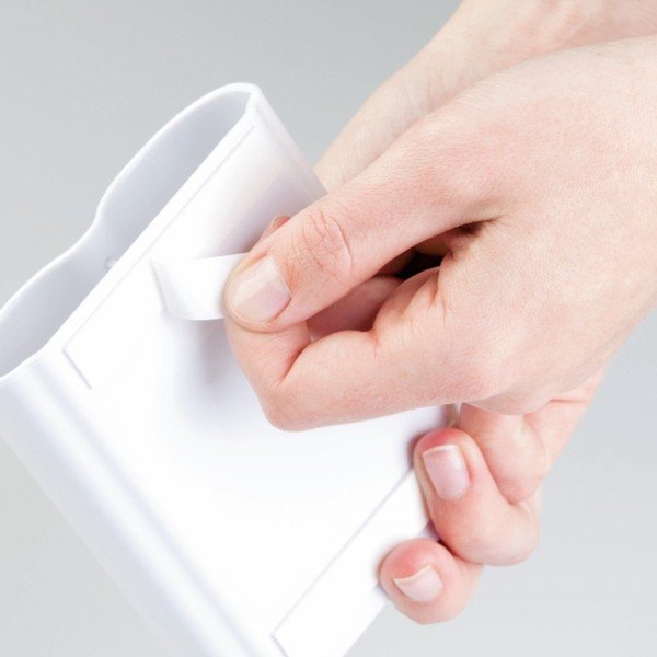 Balta zobu birstes krūze InterDesign Affixx-image-1