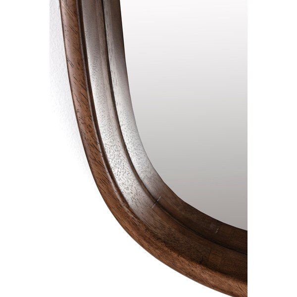 Sienas spogulis ar masīvkoka rāmi 50x50 cm Nyko – White Label-image-3