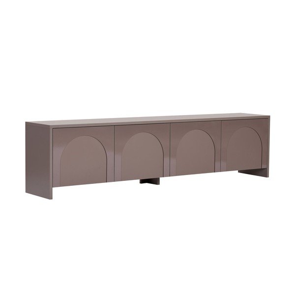 Pelēkbrūns TV galdiņš 180x45x32 cm Aurelia – Kalune Design