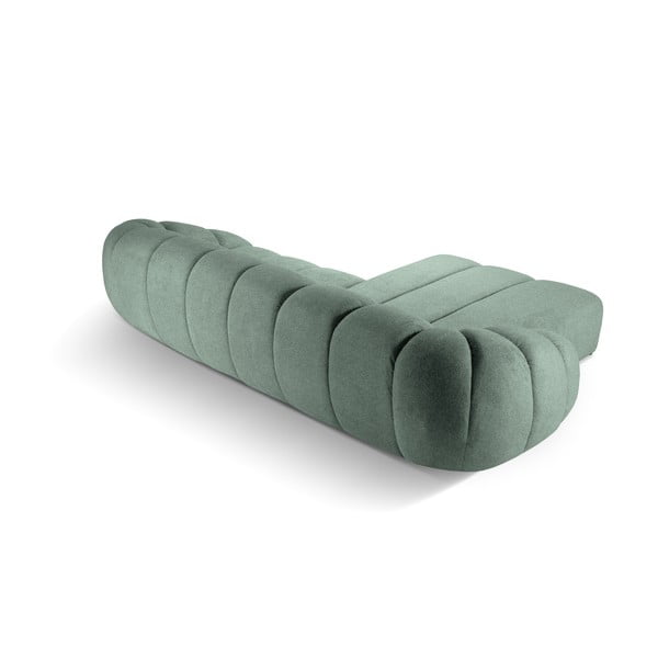 Gaiši zaļš stūra dīvāns (ar kreiso stūri) Diana – Micadoni -image-3