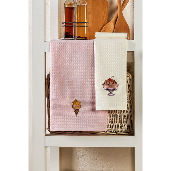 Kokvilnas trauku dvieļi (6 gab.) 40x60 cm Ice Cream – Foutastic-image-2