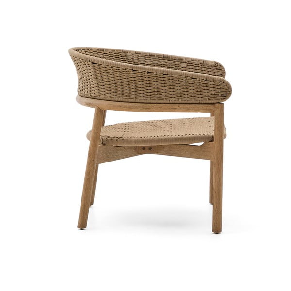 Dabīga toņa masīvkoka dārza atpūtas krēsls Arinella – Kave Home-image-4