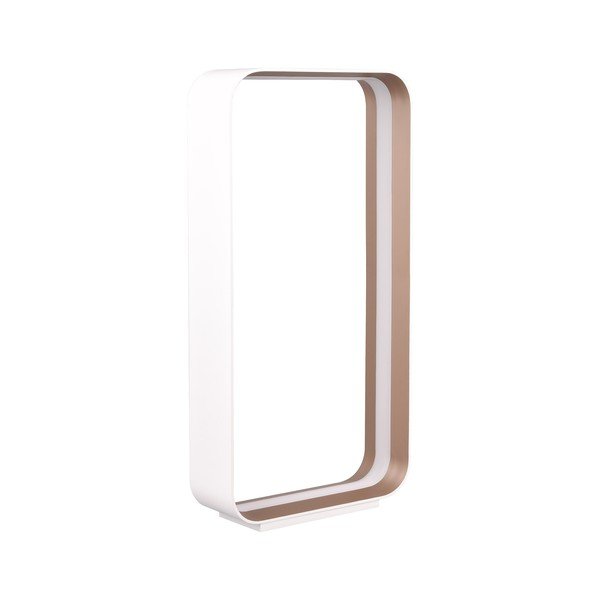 Balta LED galda lampa ar balss vadību/ar mobilās lietotnes vadību un metāla abažūru (augstums 61 cm) Cizione – CINQUE-image-1