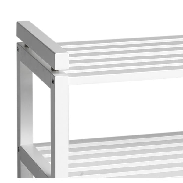 Balts bērza masīvkoka apavu plaukts Confetti – Rowico-image-2