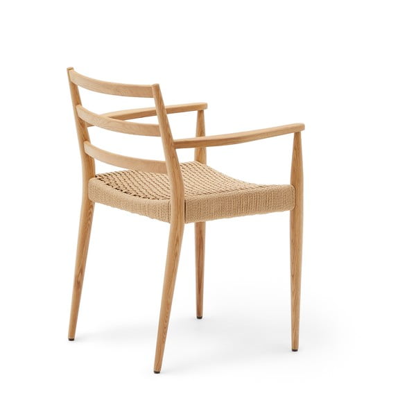 Dabīga toņa ozola masīvkoka pusdienu krēsli (2 gab.) Analy – Kave Home-image-3