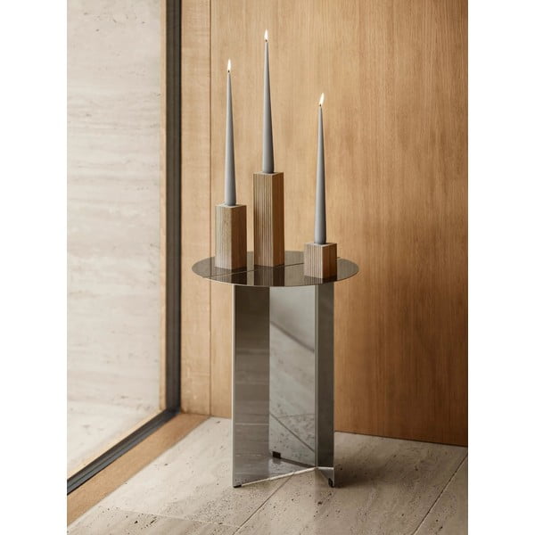 Koka svečturi (3 gab.) Dreva – Blomus-image-4