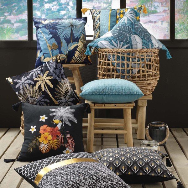 Spilvendrāna 40x40 cm Blackor – douceur d'intérieur-image-1