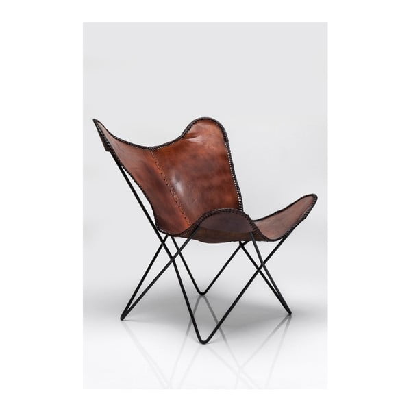 2 ādas krēslu komplekts Kare Design Butterfly