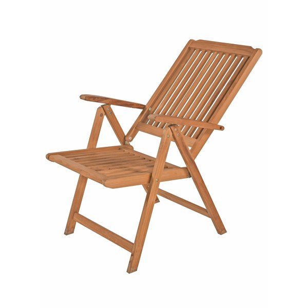 Brūns masīvkoka dārza atpūtas krēsls Solo – Garden Pleasure-image-2