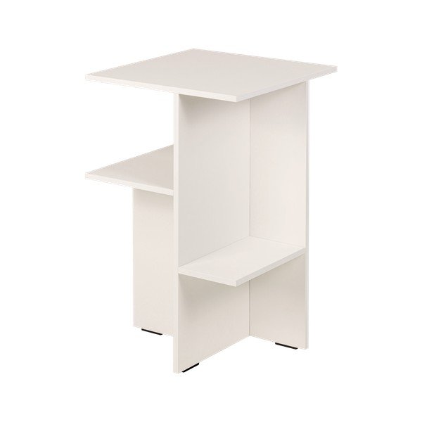 Pelēkbēšs naktsskapītis ar plauktiem Atik – noo.ma