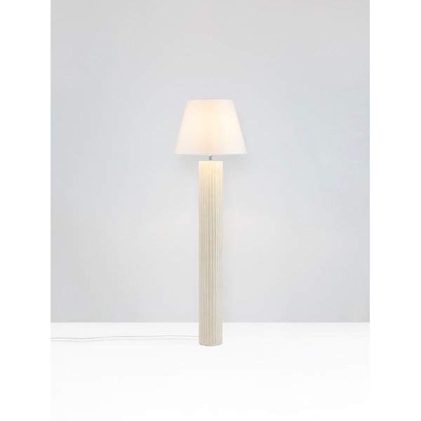 Balta/krēmkrāsas akmens stāvlampa (augstums 150 cm) Bacoo – Nova Luce-image-4